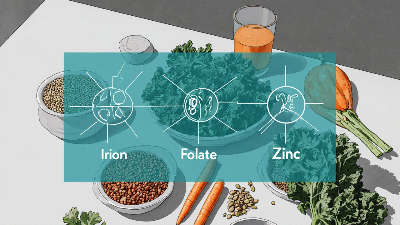Les bienfaits du supplément fer‑folique‑zinc pour les végétariens et vegans