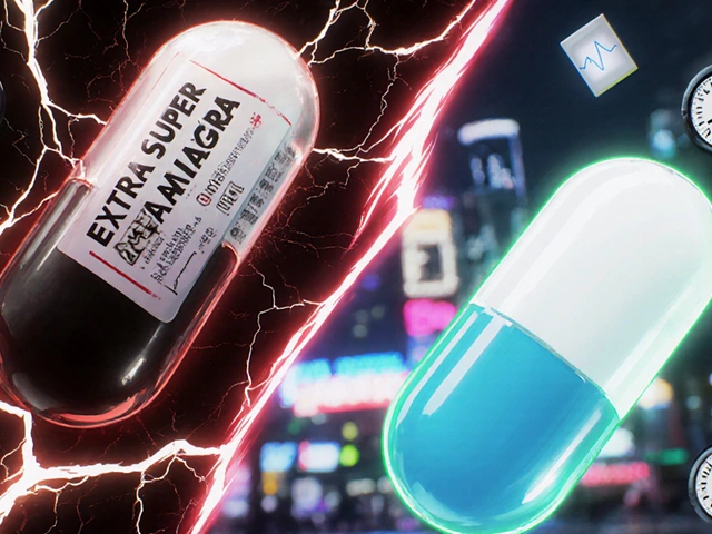 Compare Extra Super Viagra (Sildénafil et Dapoxétine) avec ses alternatives