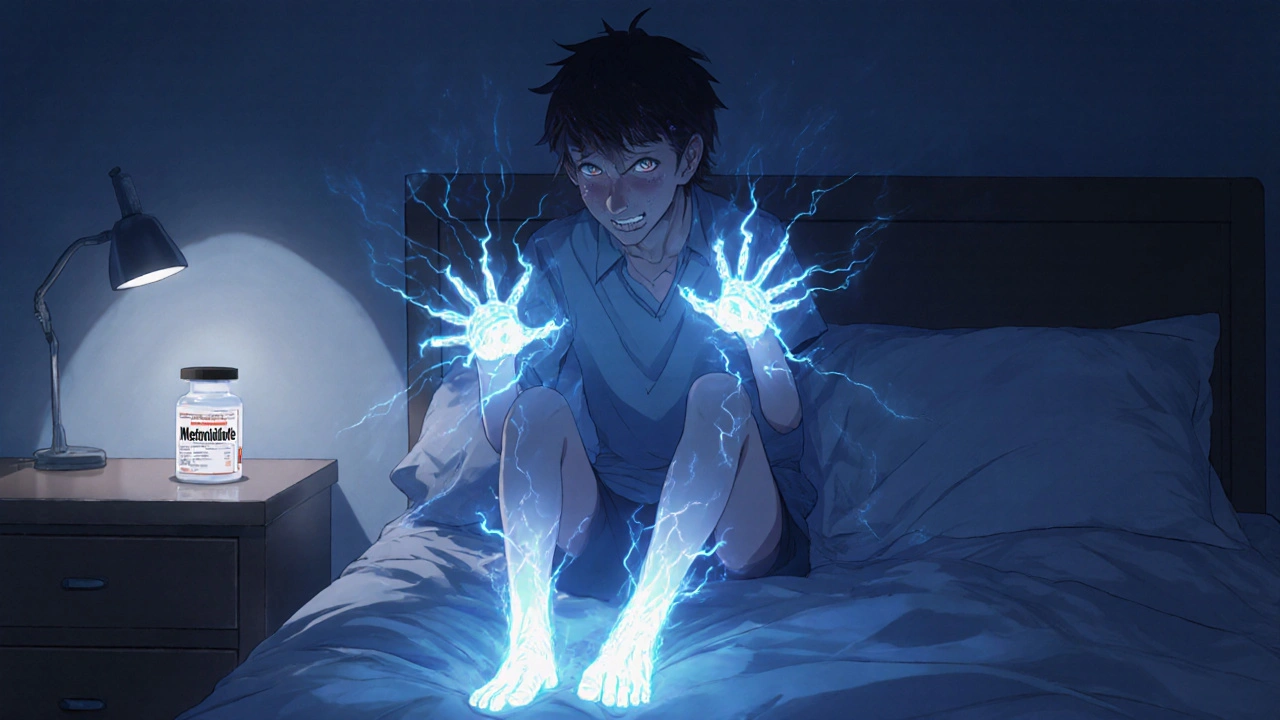 Neuropathie par Métronidazole : Reconnaître les Fourmillements et l'Engourdissement