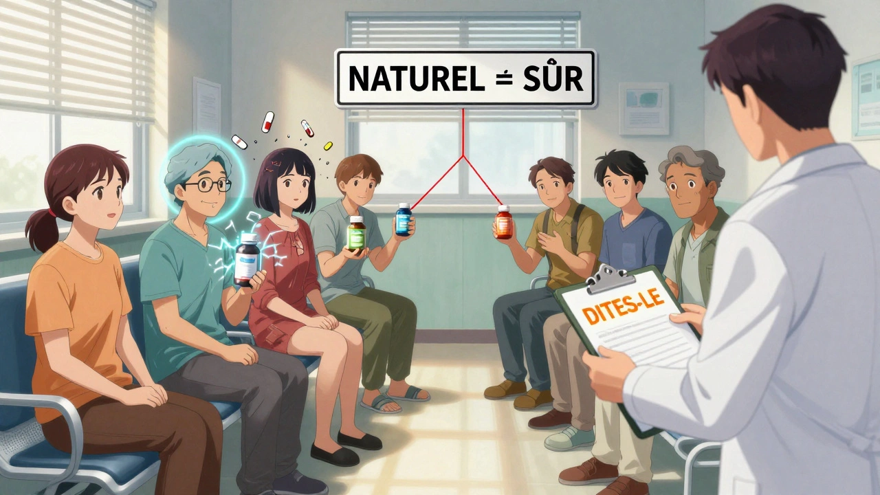 Des patients dans une salle d’attente portent des compléments qui perturbent leurs traitements médicaux.