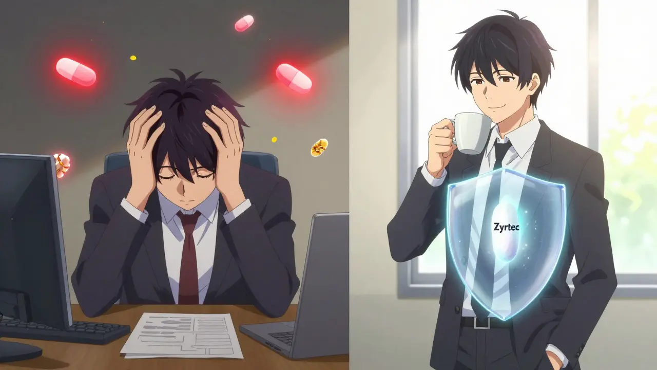 Antihistaminiques : comparaison entre les générations 1 et 2