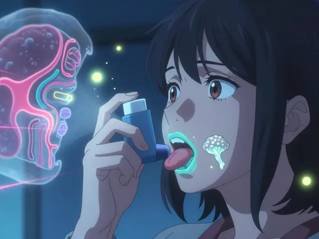 Candidose buccale causée par les médicaments : traitement antifongique et prévention