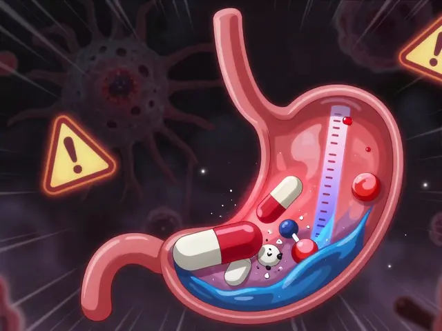 Inhibiteurs de la pompe à protons et antifongiques : problèmes d'absorption et d'efficacité
