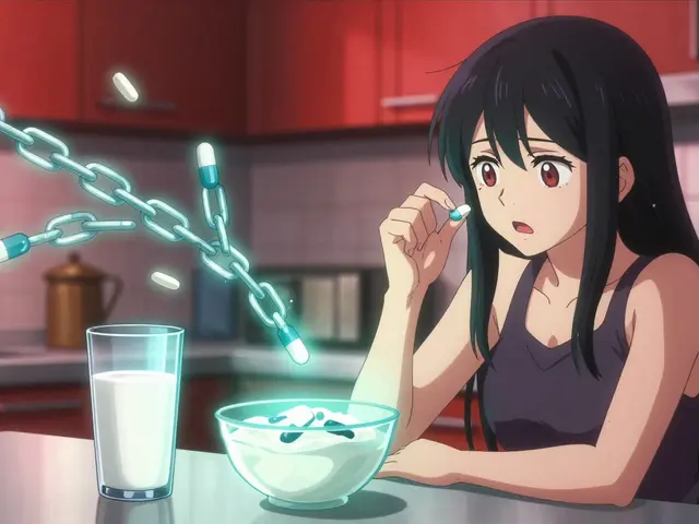 Produits laitiers et absorption des antibiotiques : le moment compte vraiment