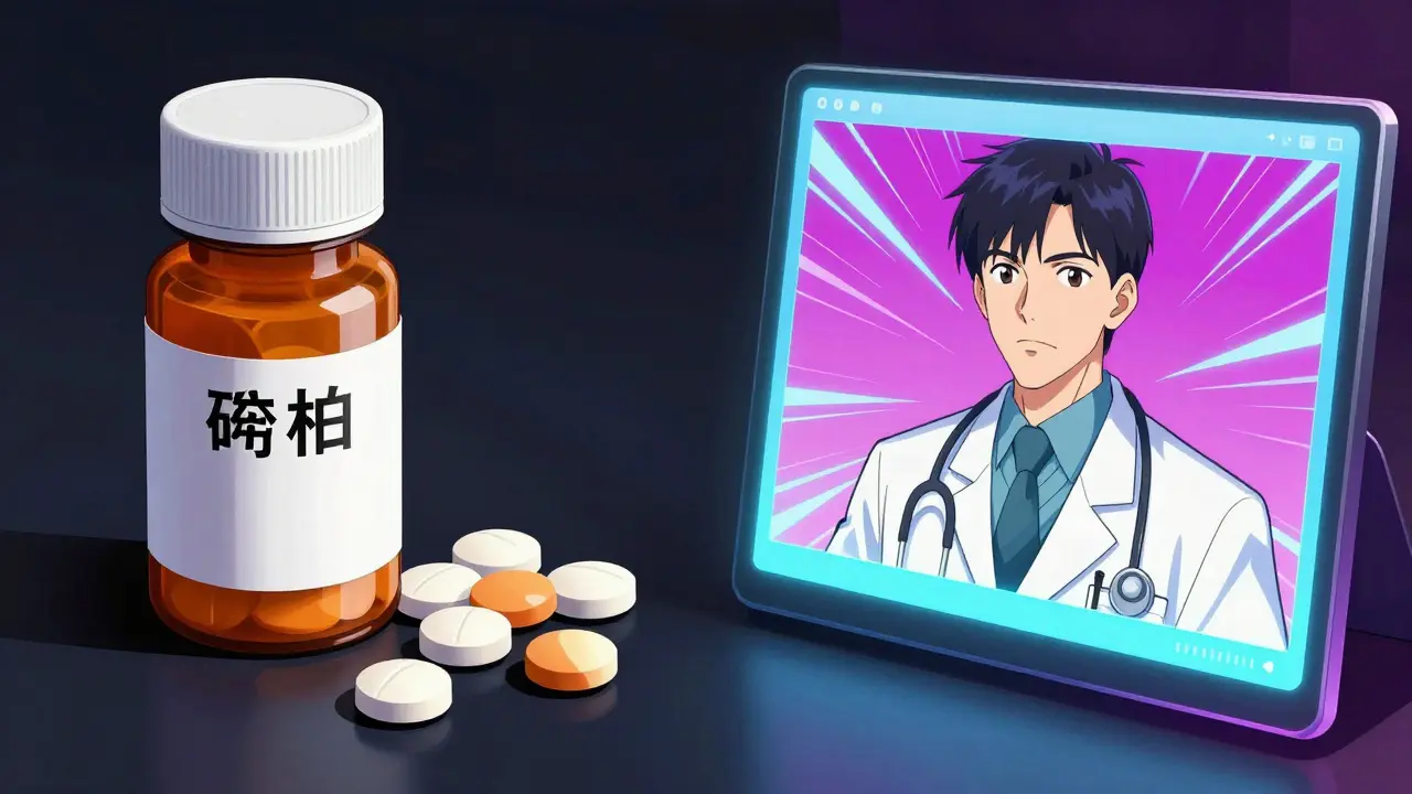 Comparaison visuelle entre une pharmacie en ligne et une consultation de télémédecine.