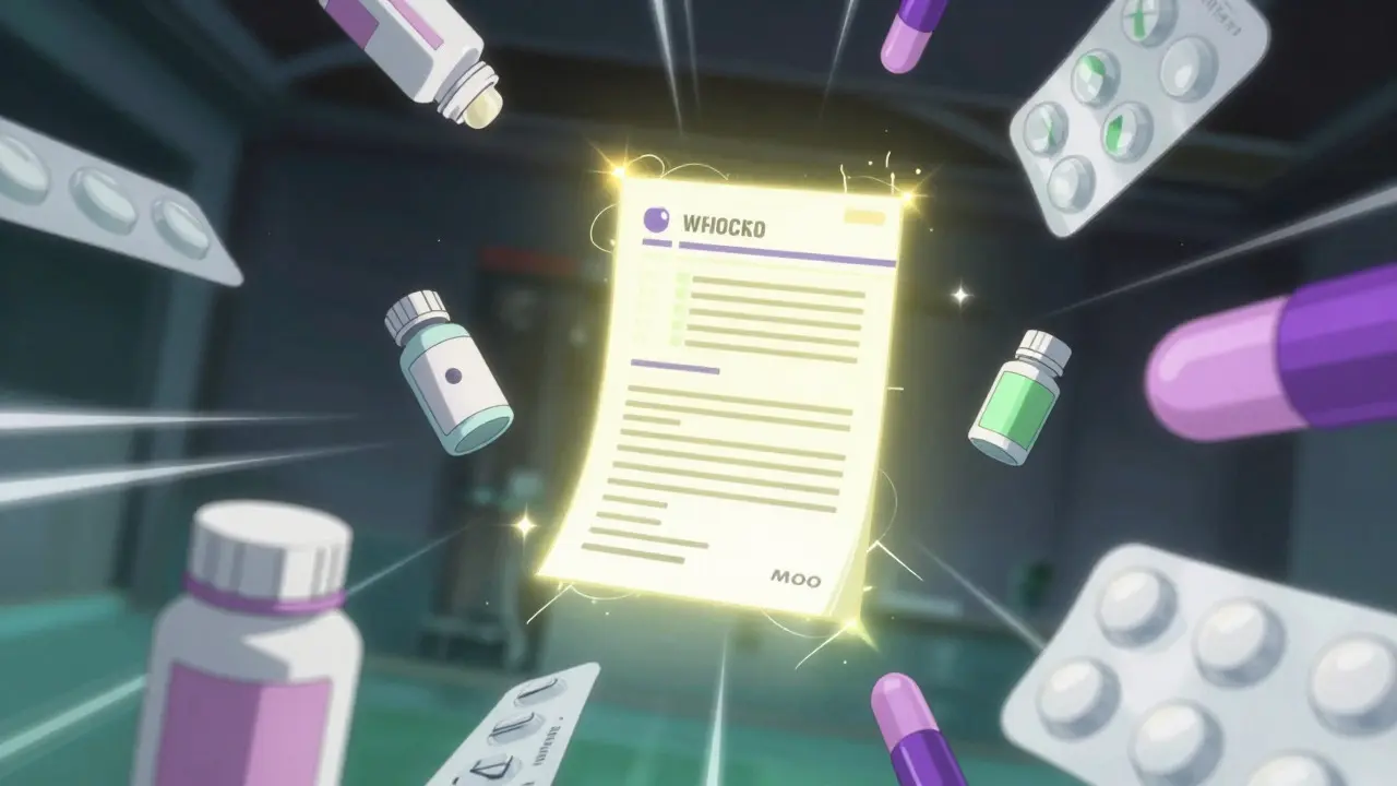 Interface de pharmacie en ligne avec médicaments flottants